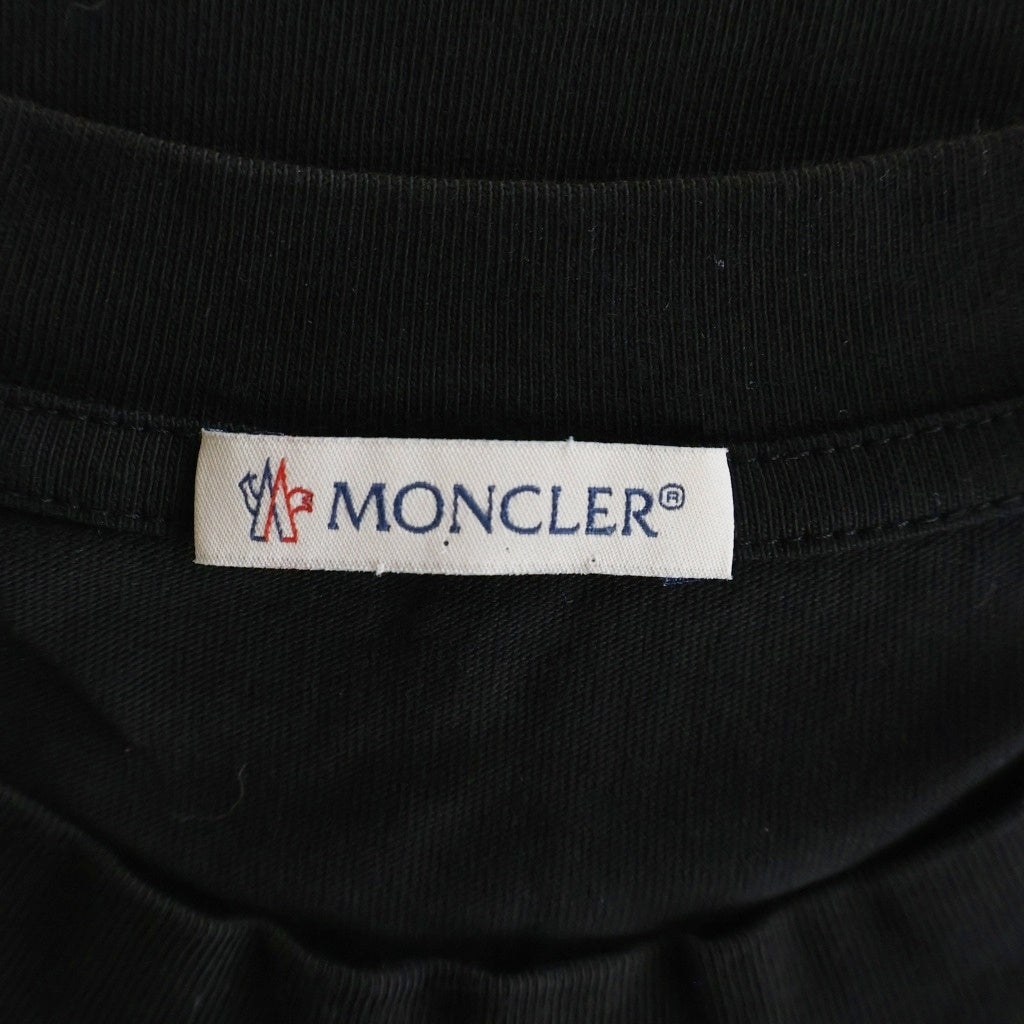 MONCLER(モンクレール) 21年 コットンプリントTシャツ カットソー ブラック H20918C00001 8390T