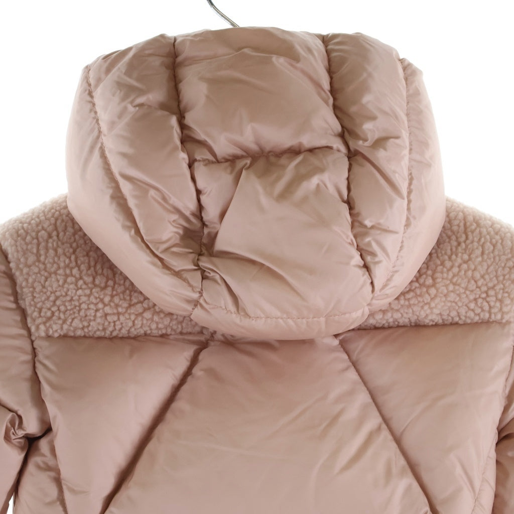 MONCLER(モンクレール) KIDS ARABETTE ダウンジャケット ボア切り替え ジップアップ キッズ ピンク G29511A56510