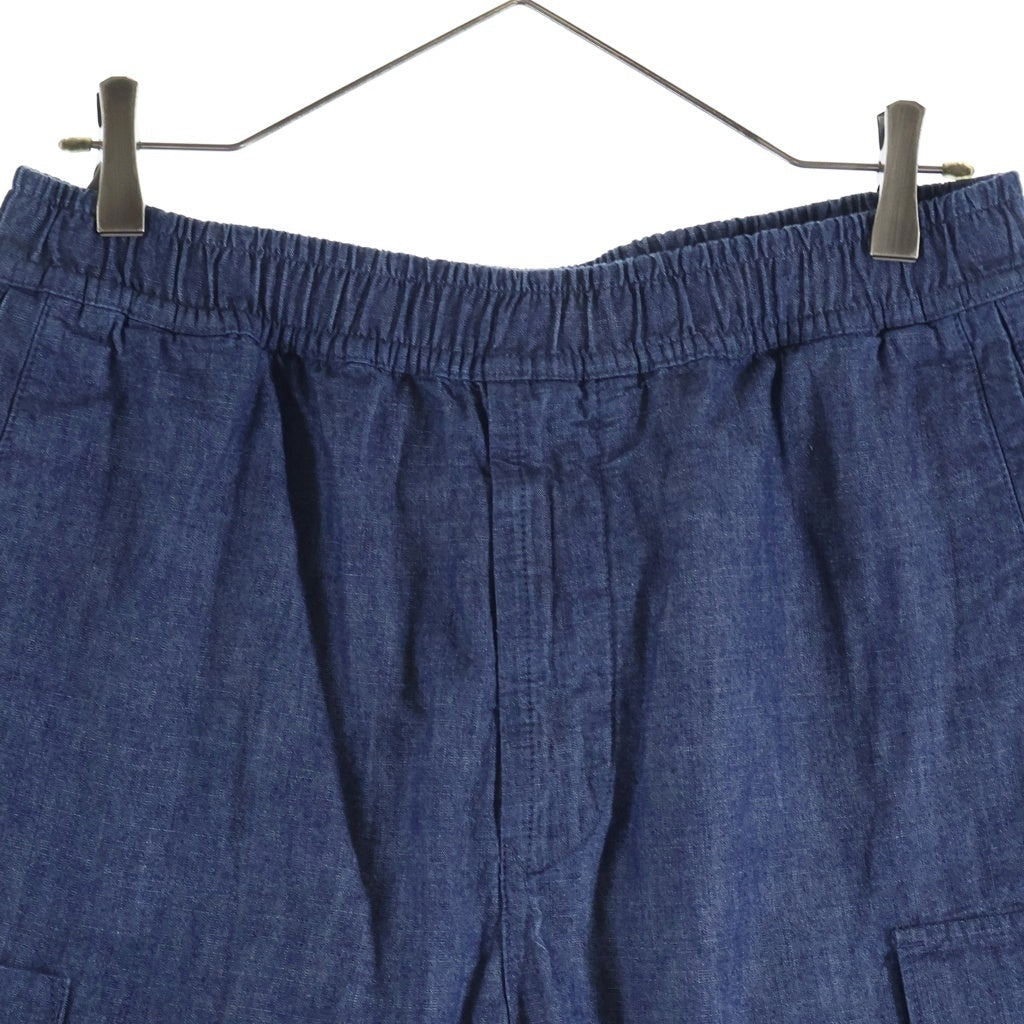 STONE ISLAND(ストーンアイランド) 21SS Chambray Canvas Bermuda Shorts シャンブレーキャンバス バミューダショーツ ショート ハーフパンツ 7415L1407