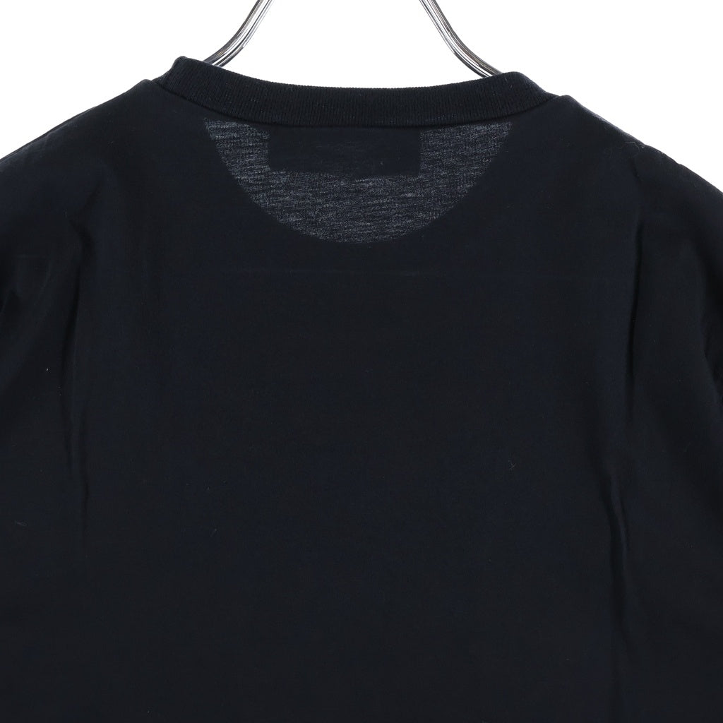 DSQUARED2(ディースクエアード) 21AW ICON LOGO PRINT S/S TEE フロントラバーロゴプリント 半袖Tシャツ カットソー ブラック S80GC0029