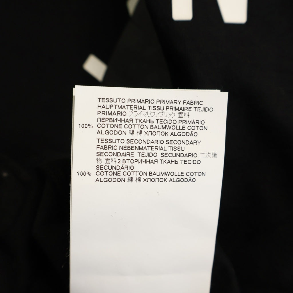 DSQUARED2(ディースクエアード) 21AW ICON LOGO PRINT S/S TEE フロントラバーロゴプリント 半袖Tシャツ カットソー ブラック S80GC0029