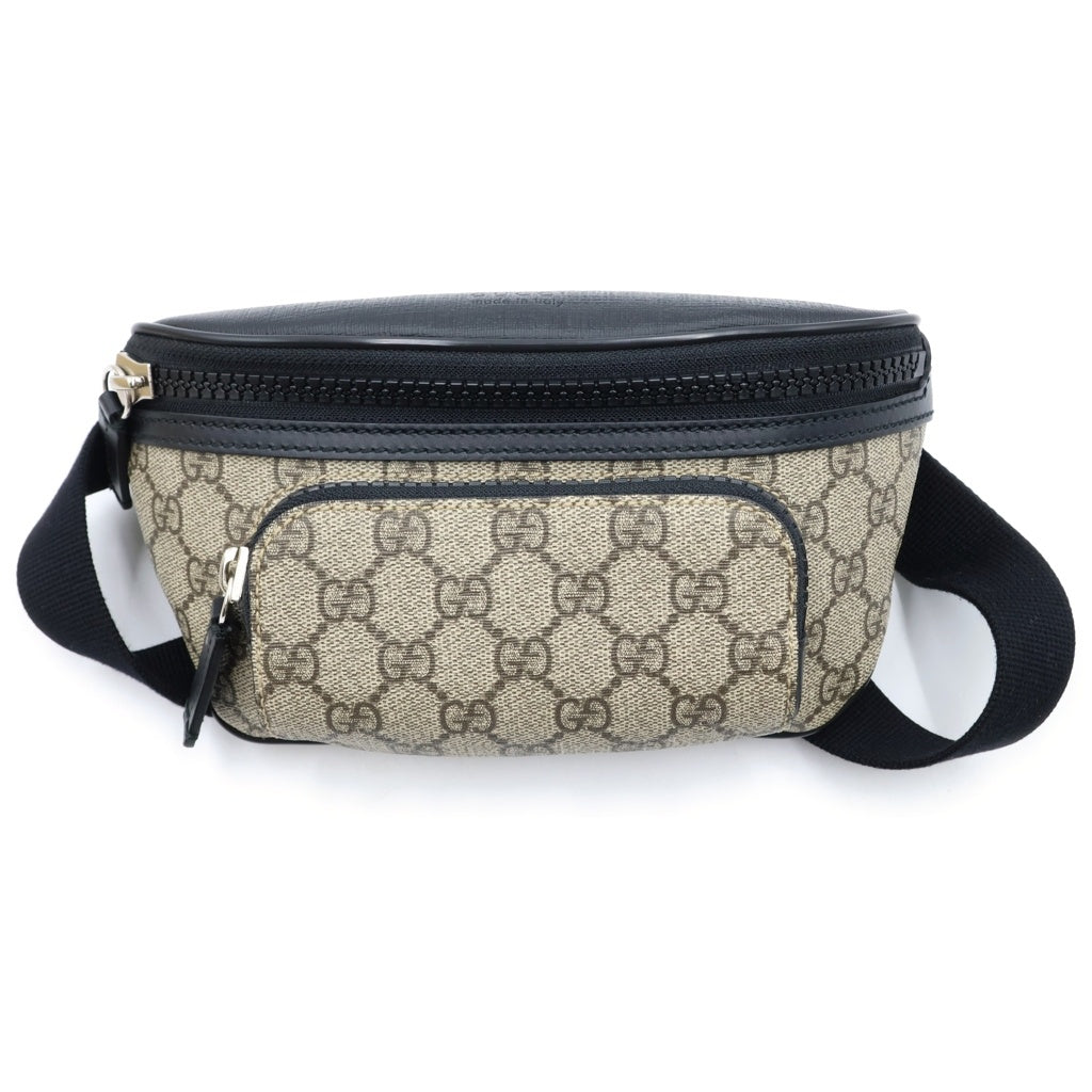 GUCCI(グッチ) GGスプリーム ボディバッグ ベージュ PVCレザー 450946