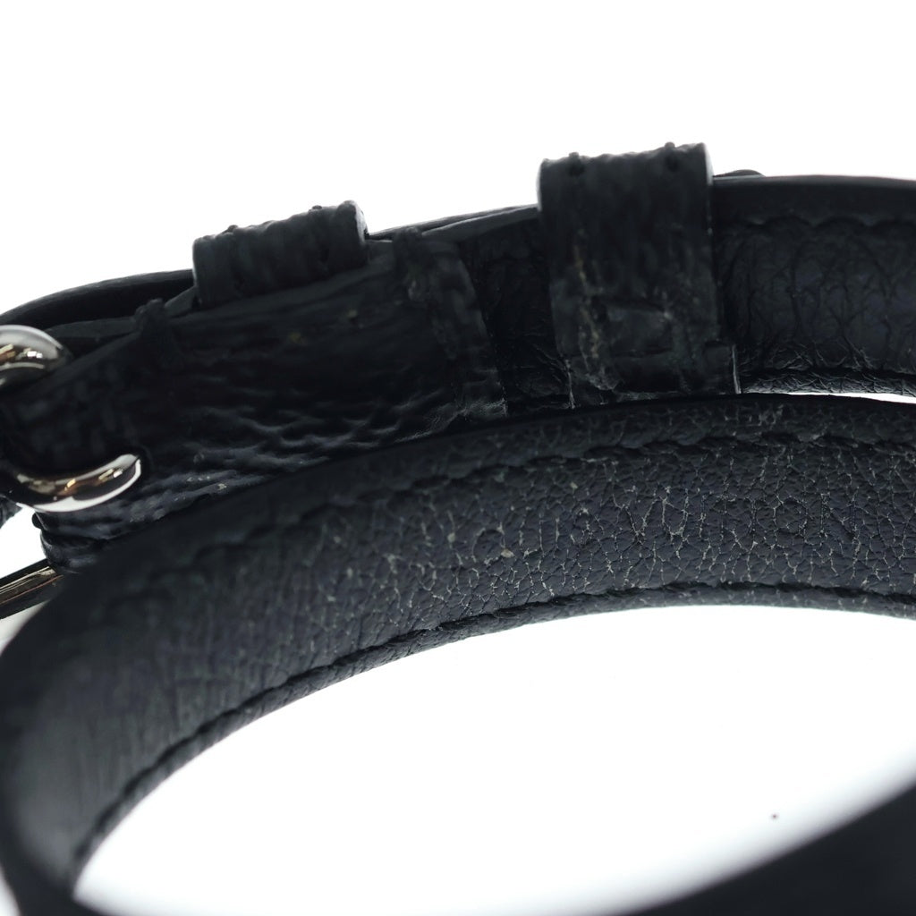 LOUIS VUITTON(ルイヴィトン) ダミエ グラフィット ブラスレ サインイット ブレスレット ブラック M6616 シルバー金具 レディース