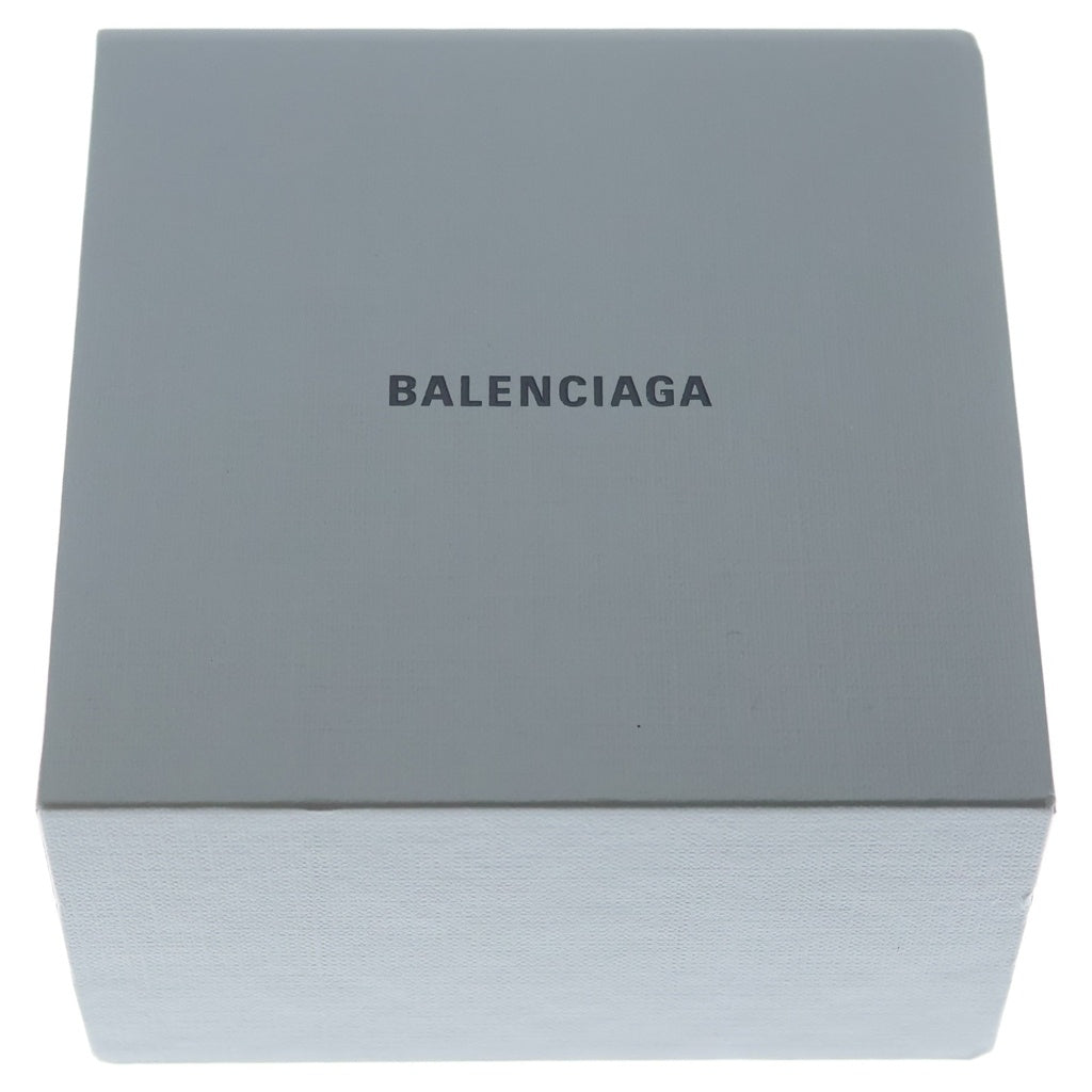 BALENCIAGA(バレンシアガ) ロゴ プレート ブレスレット ブラック 656418 ゴールド金具