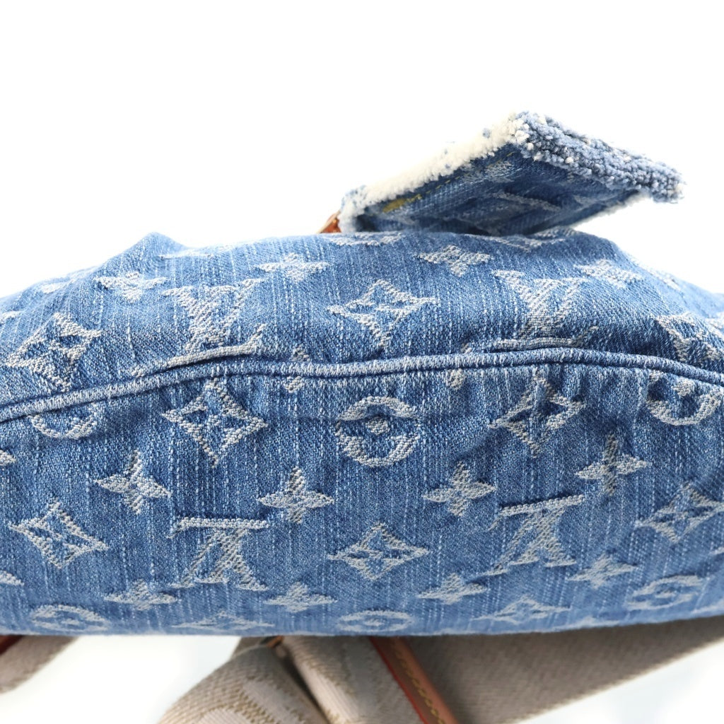 LOUIS VUITTON(ルイヴィトン) モノグラムデニム LV リミックス ハイ・ライズ ショルダーバッグ インディゴ デニム RFID M46837