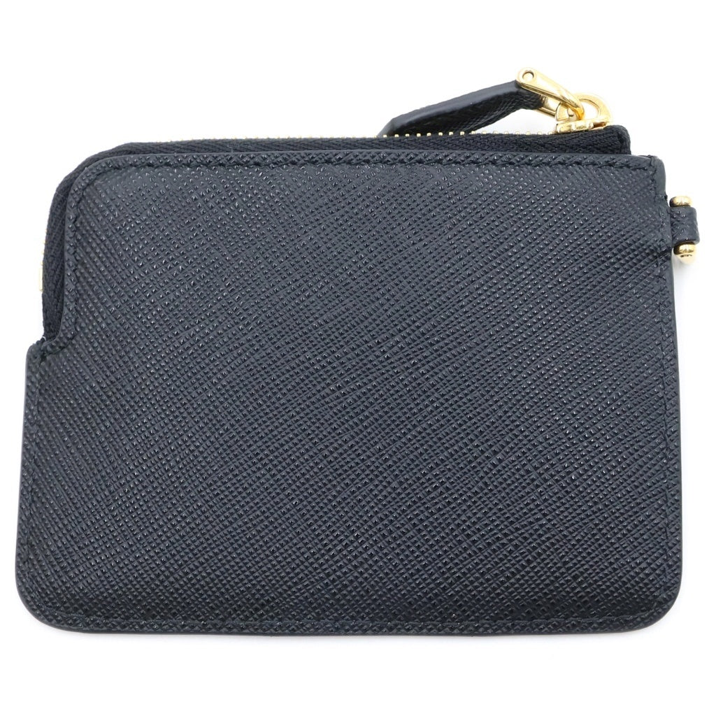 PRADA(プラダ) サフィアーノ カードケース レザー ブラック 1MC127 レディース