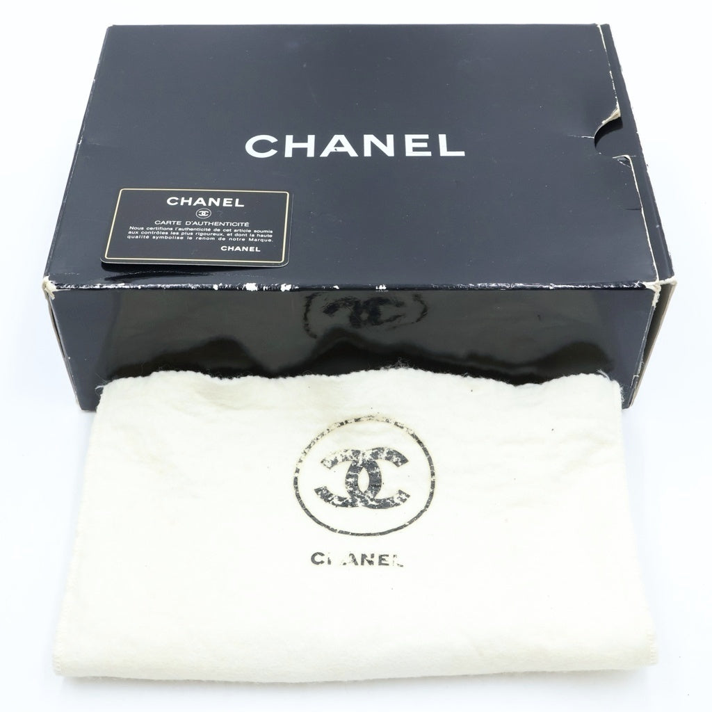 CHANEL(シャネル) マトラッセ23 ダブルフラップダブルチェーンショルダーバッグ ハンドバッグ ブラック ラムスキン ゴールド金具 A01113 レディース