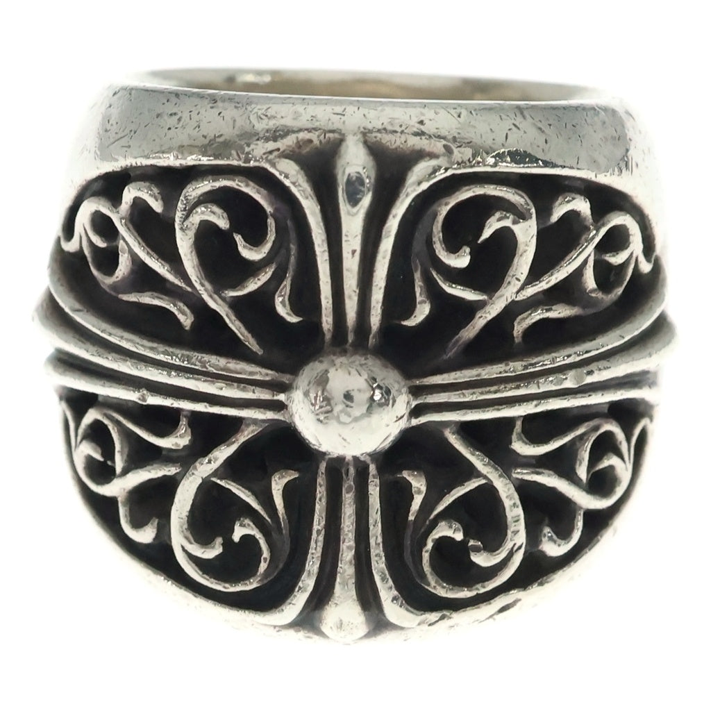 CHROME HEARTS(クロムハーツ) CLASSIC OVAL クラシックオーバルクロス リング シルバー BCA340