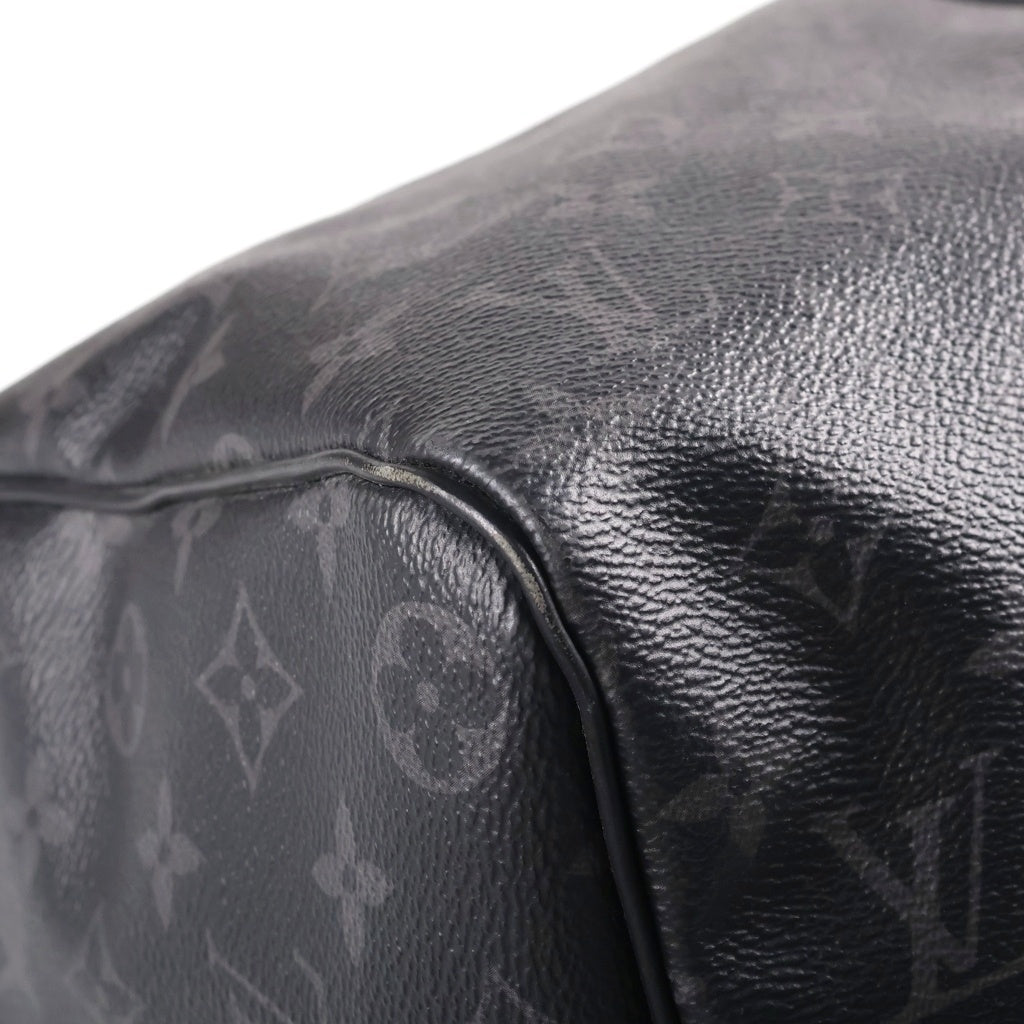 LOUIS VUITTON(ルイヴィトン) モノグラム エクリプス キーポル バンドリエール45 ハンド ボストンバッグ レザー ブラック M40569 レディース