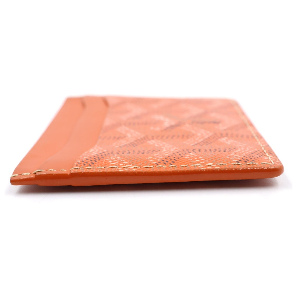 GOYARD(ゴヤール) サン シュルピス カードケース パスケース 名刺入れ レザー オレンジ STSULPPMLTY07CL07X レディース