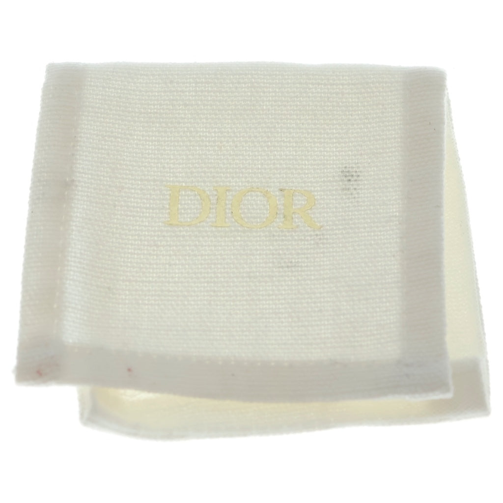 Christian Dior(クリスチャンディオール) CDロゴ ラインストーン ピアス シルバー レディース