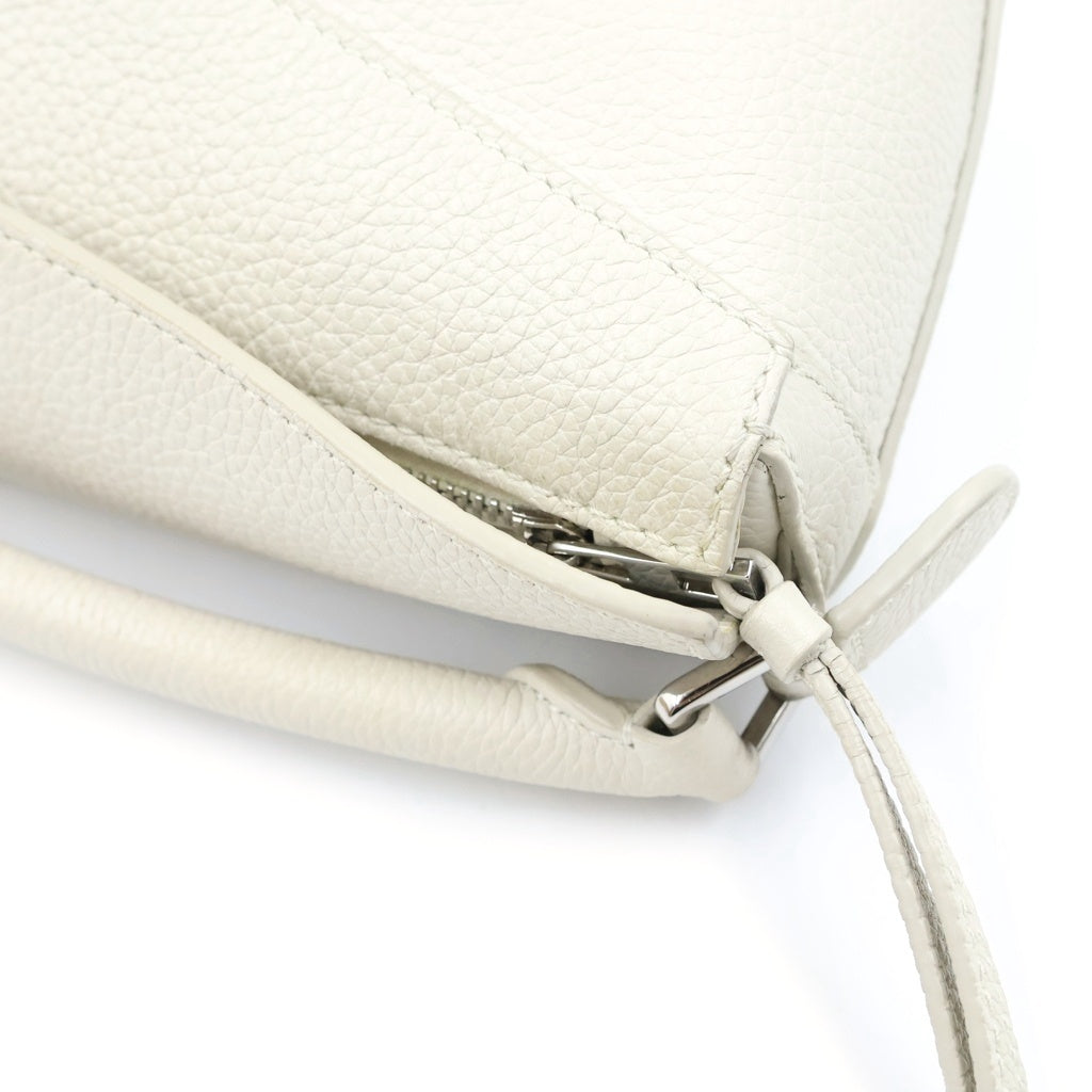 LOEWE(ロエベ) パズルバッグ ミニ 2WAY ショルダーバッグ レザー ホワイト レディース