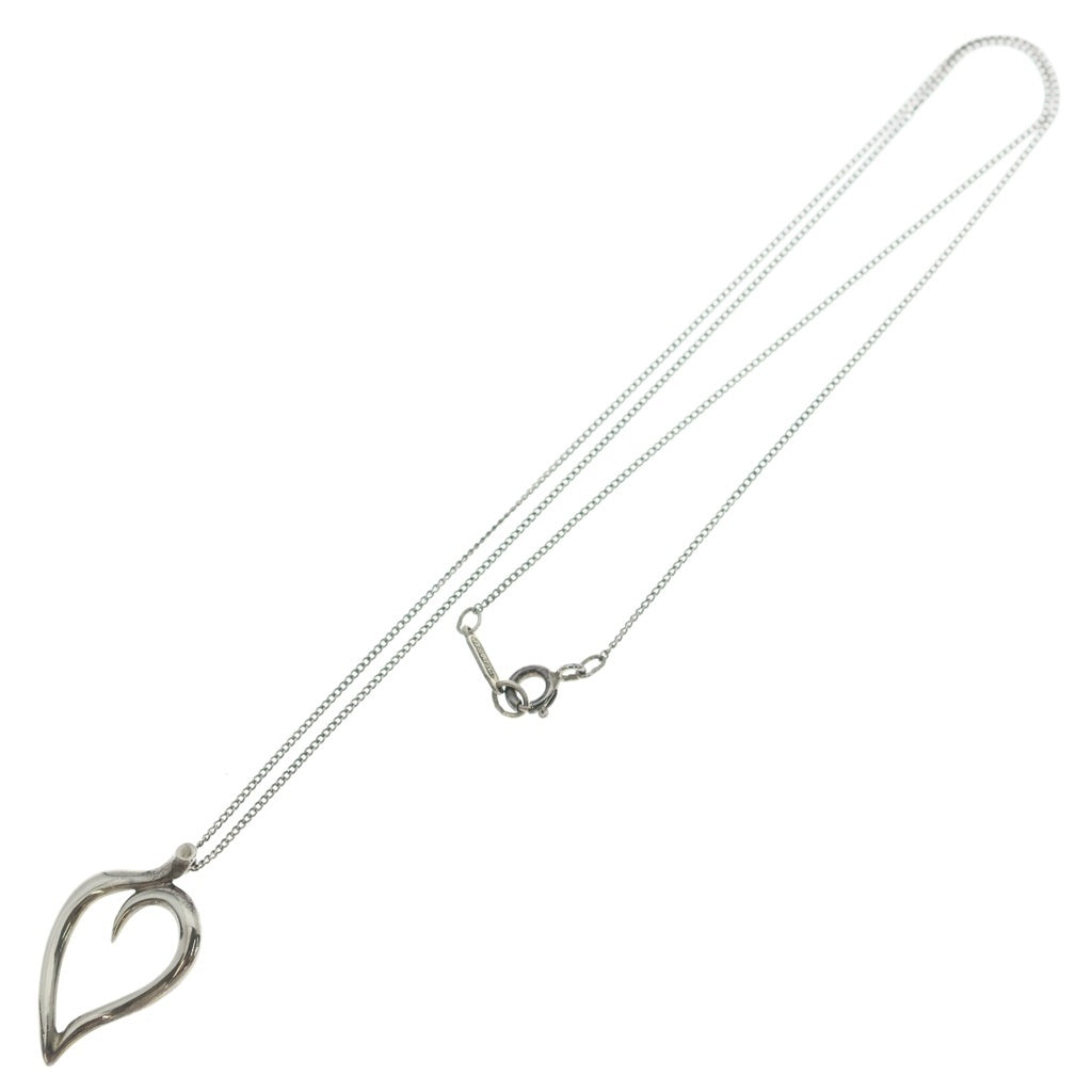TIFFANY & Co.(ティファニー) リーフハートネックレス ペンダント チェーン シルバー 925 レディース