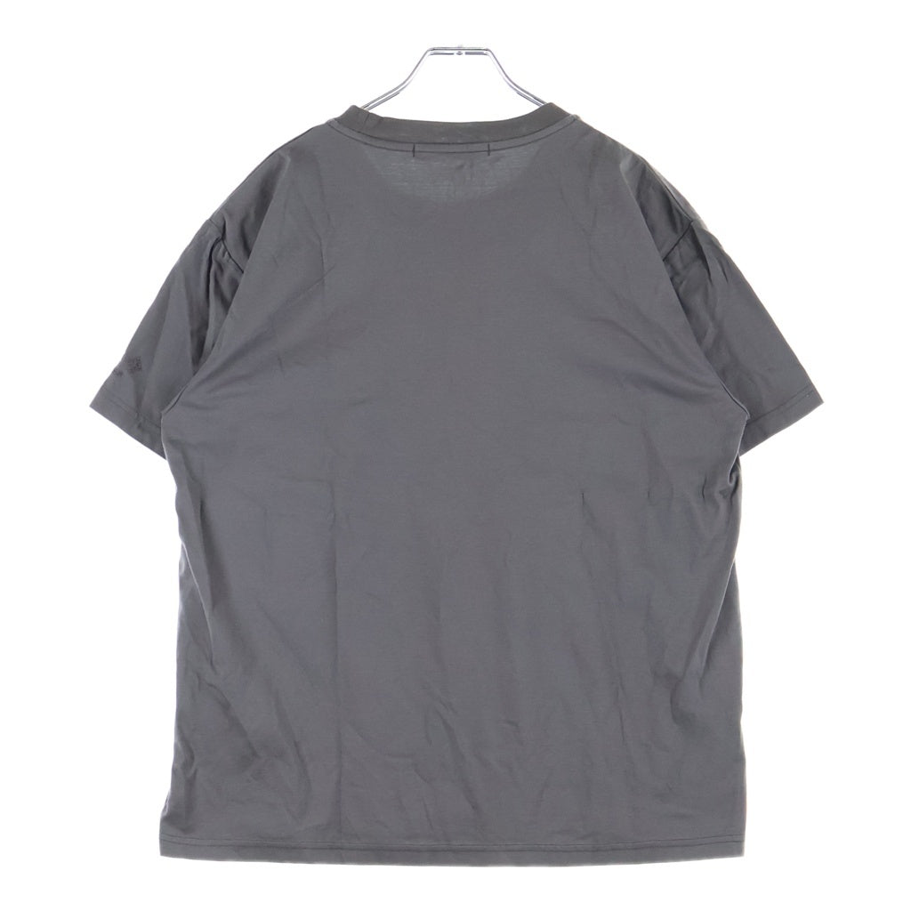 TATRAS(タトラス) WANDO ネックプリント 半袖Tシャツ クルーネックカットソー チャコール MTKE25S8038