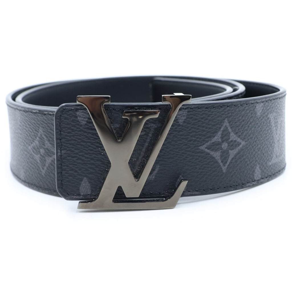 LOUIS VUITTON(ルイヴィトン) モノグラム エクリプス LVイニシャル レザーリバーシブルベルト ブラック 38/95 M9043