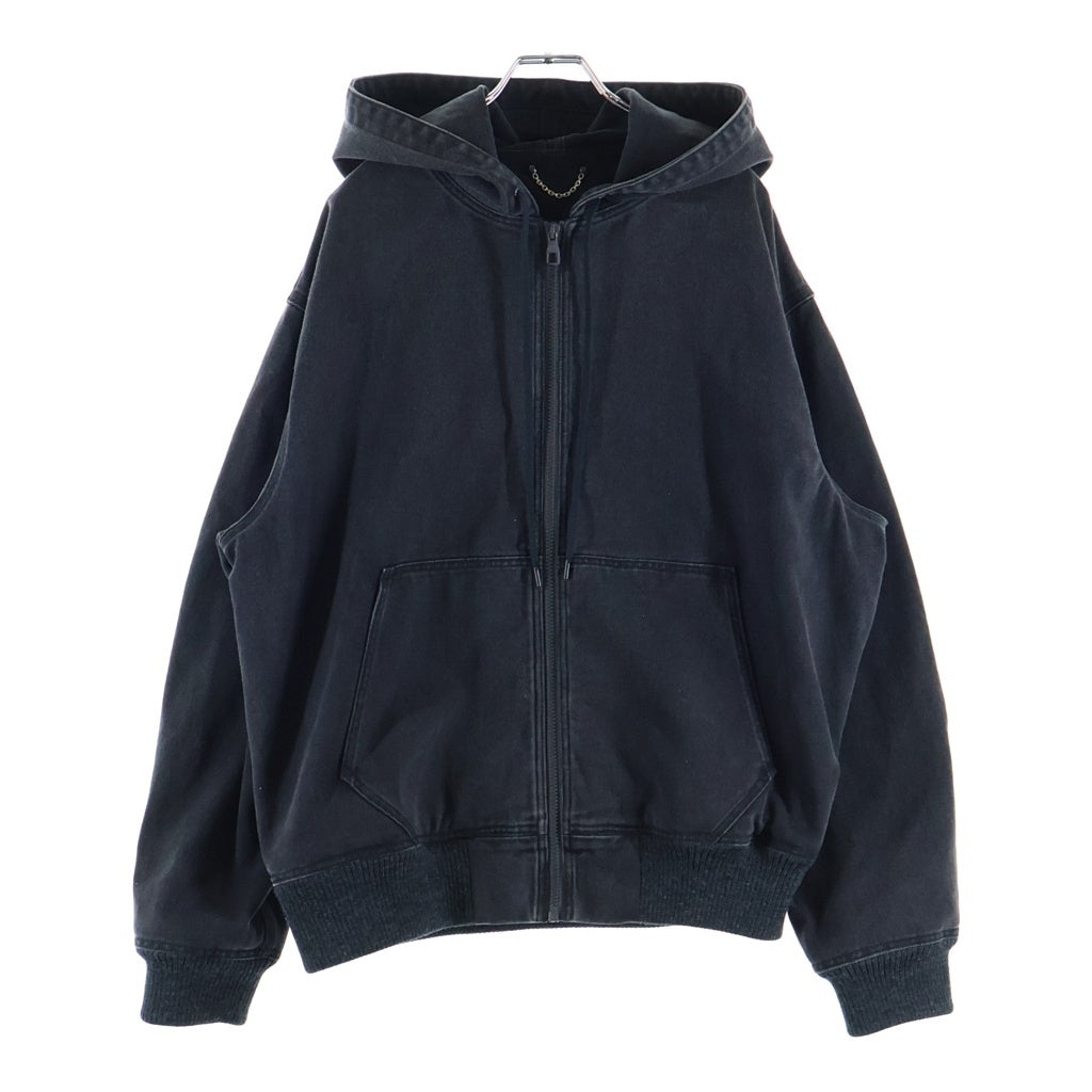 LOUIS VUITTON(ルイヴィトン) ジップスローデニムフーディウィズサッシュアンドパッチ パーカー ジャケット グレー HHA61WRDH