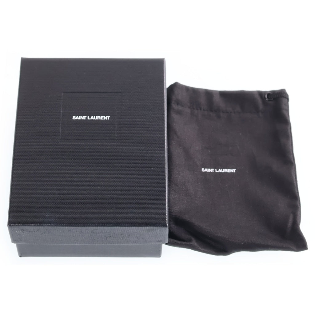 SAINT LAURENT PARIS(サンローランパリ) ルル タイニーウォレット コンパクト 三つ折り財布 レザー ブラック 531214 レディース