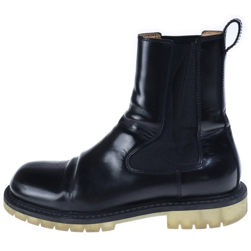 BOTTEGA VENETA(ボッテガヴェネタ) Clear Sole Chelsea Boots クリアソール サイドゴア チェルシーブーツ シューズ 革靴 レザー ブラック