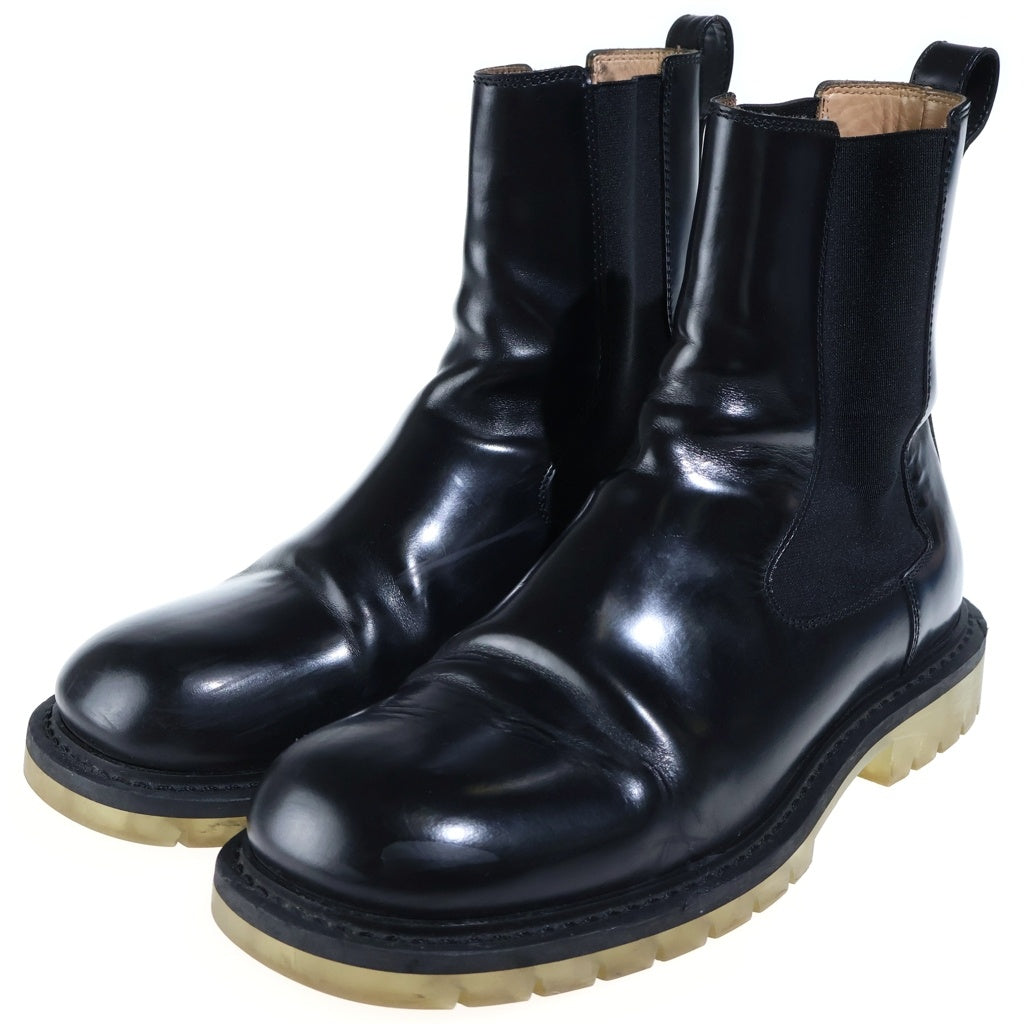 BOTTEGA VENETA(ボッテガヴェネタ) Clear Sole Chelsea Boots クリアソール サイドゴア チェルシーブーツ シューズ 革靴 レザー ブラック