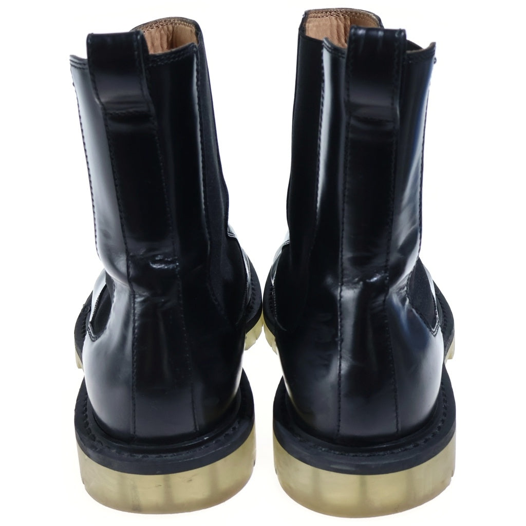 BOTTEGA VENETA(ボッテガヴェネタ) Clear Sole Chelsea Boots クリアソール サイドゴア チェルシーブーツ シューズ 革靴 レザー ブラック