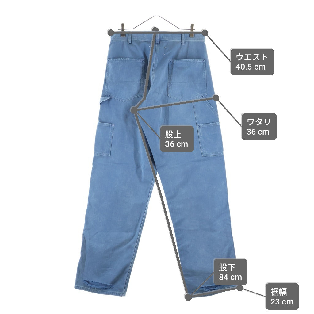 Maison Margiela(メゾンマルジェラ) シンチバック ヴィンテージウォッシュ ストレートジーンズ デニム S50LA0233 M3002