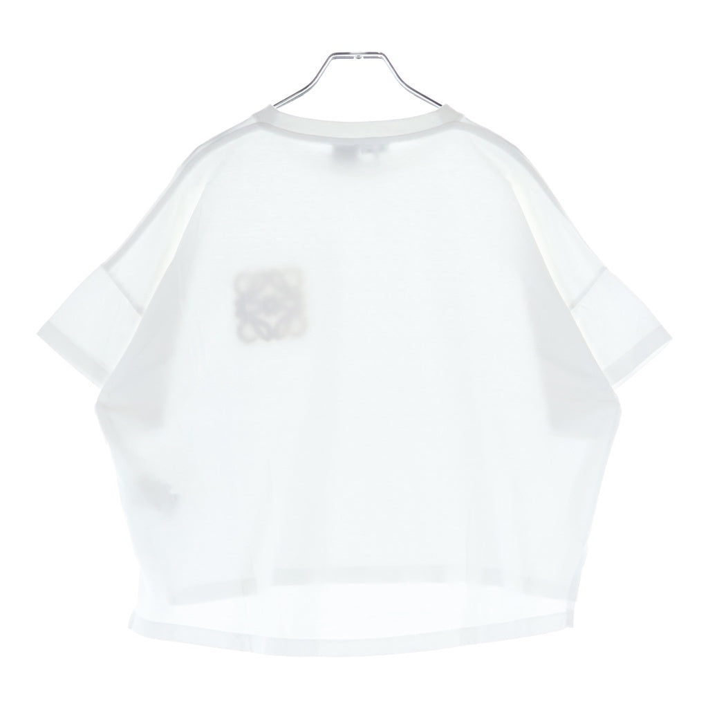 LOEWE(ロエベ) アナグラム Tシャツ カットソー コットン ホワイト レディース