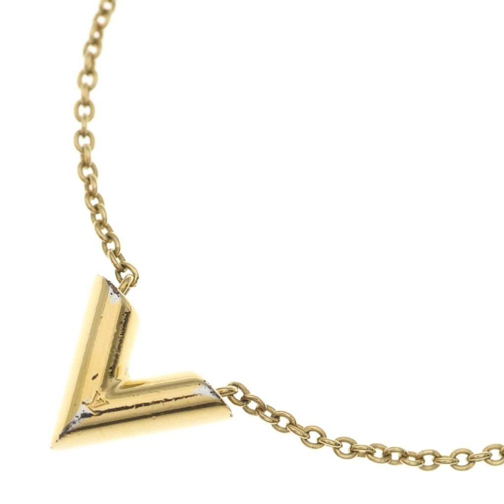 LOUIS VUITTON(ルイヴィトン) エセンシャルV ネックレス メッキ ゴールド M61083