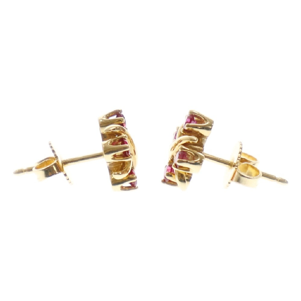 TIFFANY&Co(ティファニー) ジャン・シュランバージェ リン ピアス ルビー K18YG イエローゴールド アクセサリー ジュエリー