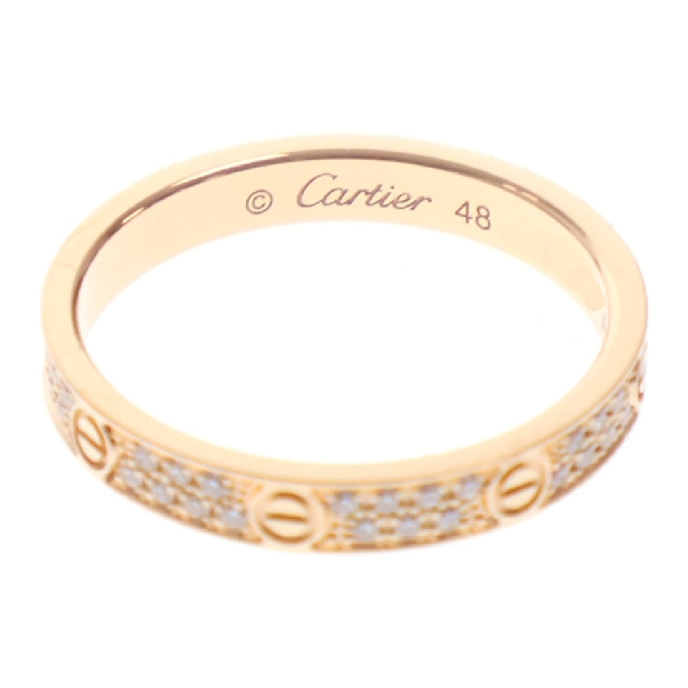 Cartier(カルティエ) ミニラブリング SM パヴェダイヤ Au750 K18PG #48 ピンクゴールド スモール ジュエリー
