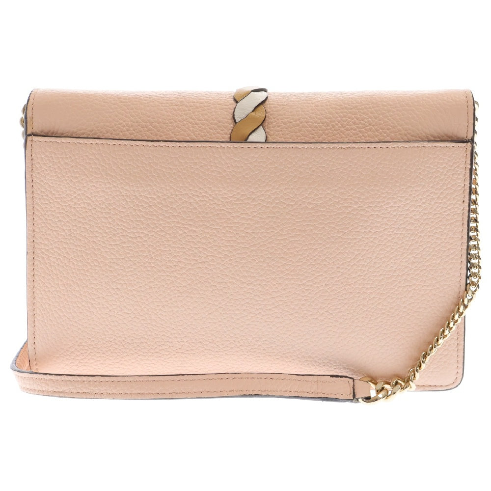 Chloe(クロエ) チェーンショルダーバッグ ピンク レザー 斜め掛けバッグ