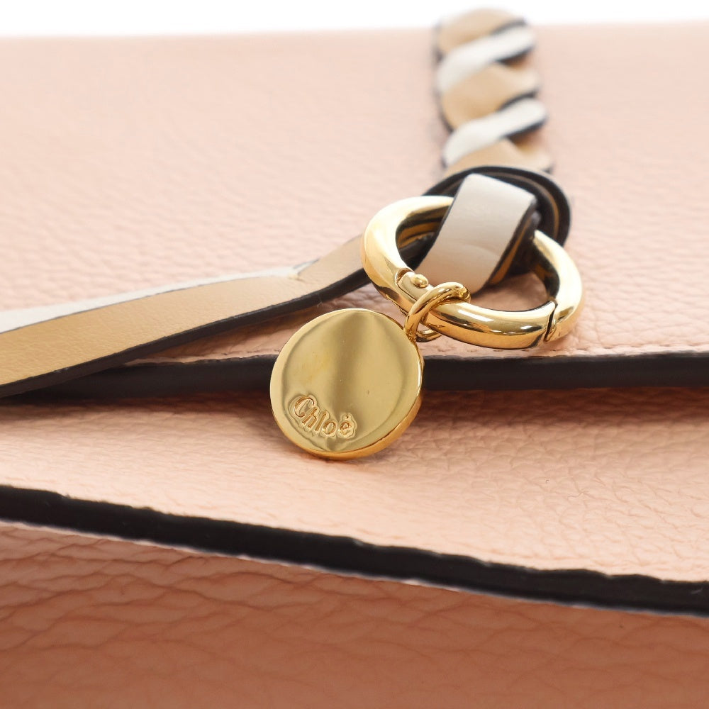 Chloe(クロエ) チェーンショルダーバッグ ピンク レザー 斜め掛けバッグ