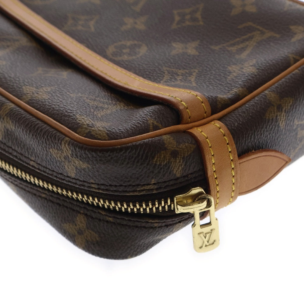 LOUIS VUITTON(ルイヴィトン) モノグラム コンピエーニュ23 レザークラッチバッグ ブラウン M51847