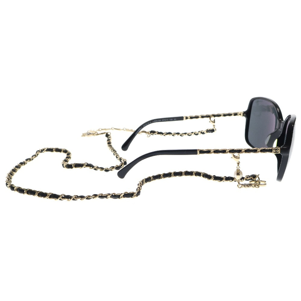 CHANEL(シャネル) シャネル サングラス ハーフチェーン ココマーク ブラック メガネ 57□17 テンプルチェーン 5210-Q