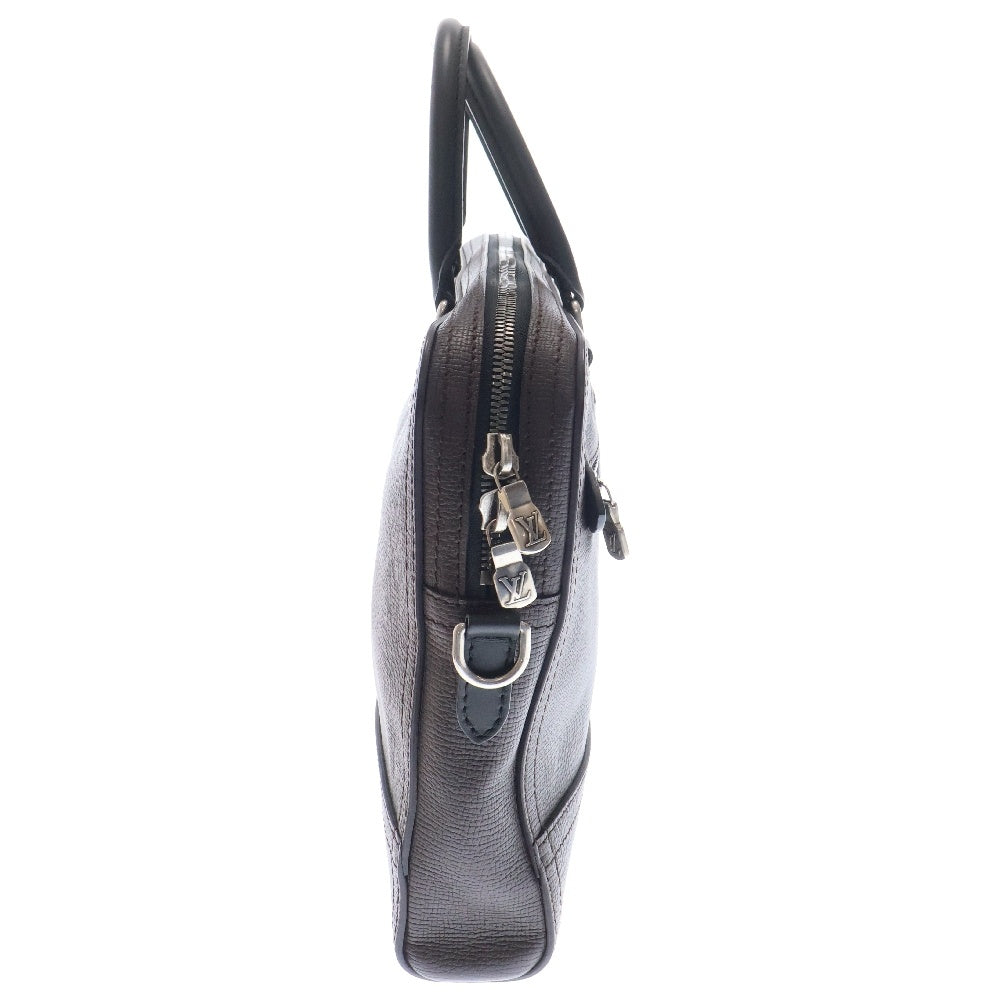 LOUIS VUITTON(ルイヴィトン) ユタ キャニオン ブリーフケース ブラウン ハンドバッグ ビジネスバッグ シルバー金具 M51591 RFID