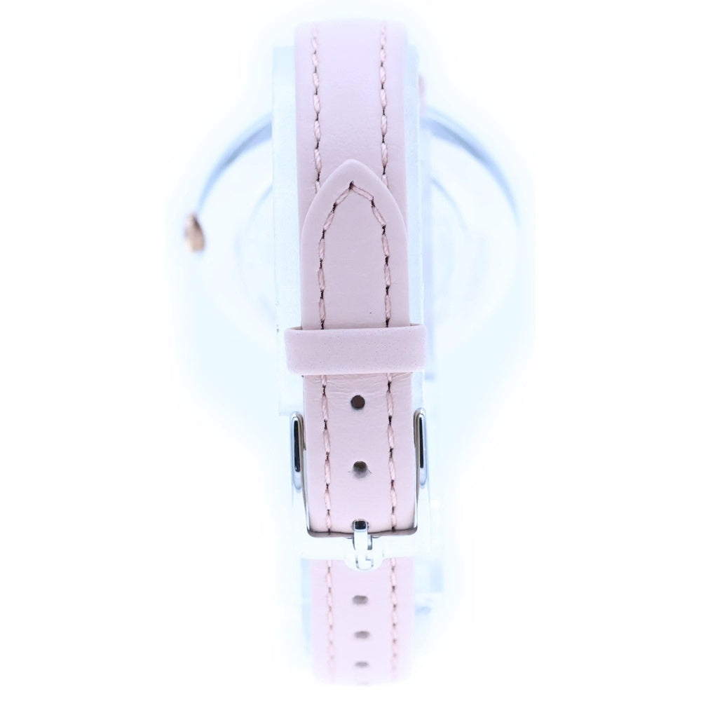 FURLA(フルラ) ラウンド ロゴ SS×革/QZ ステンレス クォーツ 腕時計 レディース