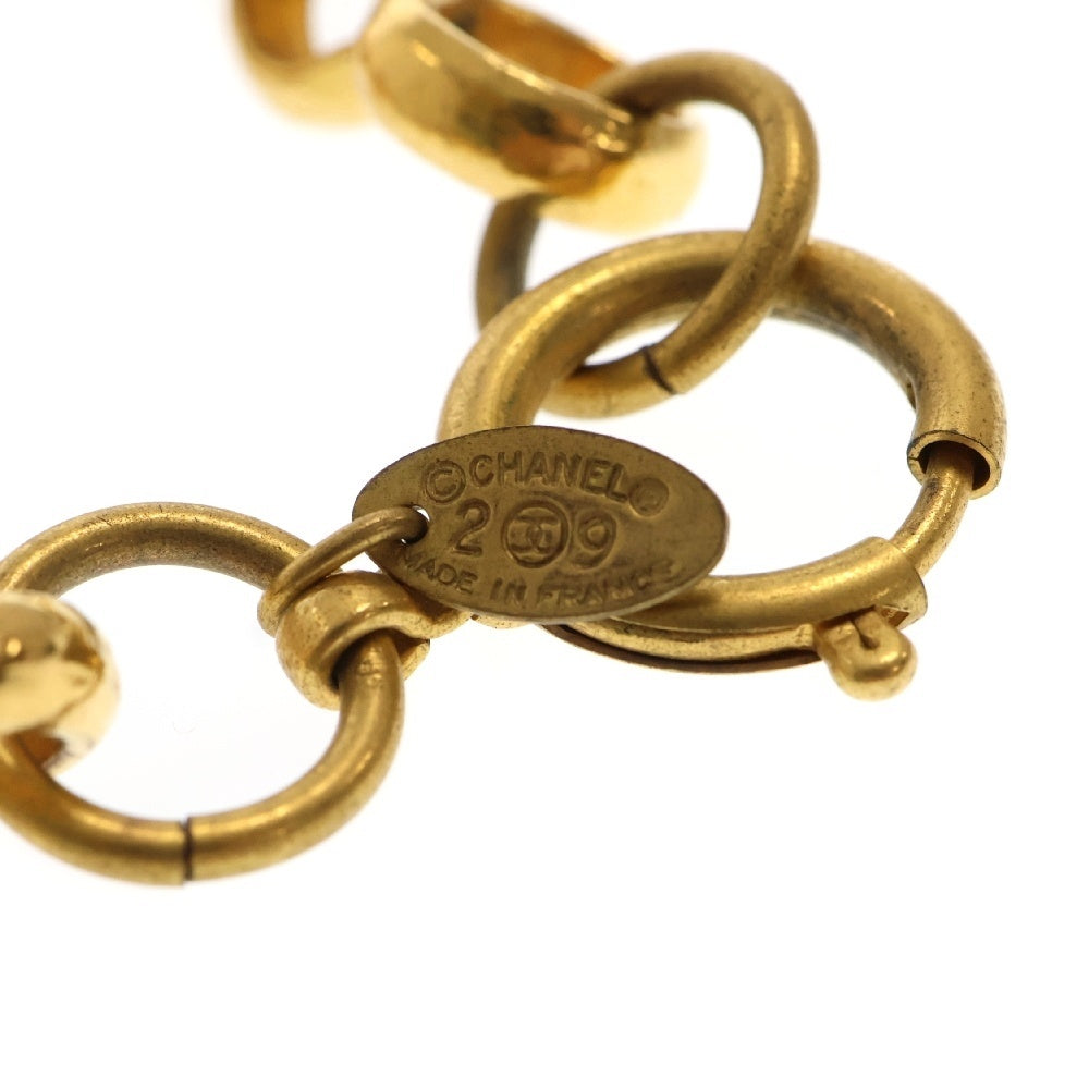 CHANEL(シャネル) ココマーク ラウンド ブレスレット 7P 29 ゴールド チェーン アクセサリー ヴィンテージ