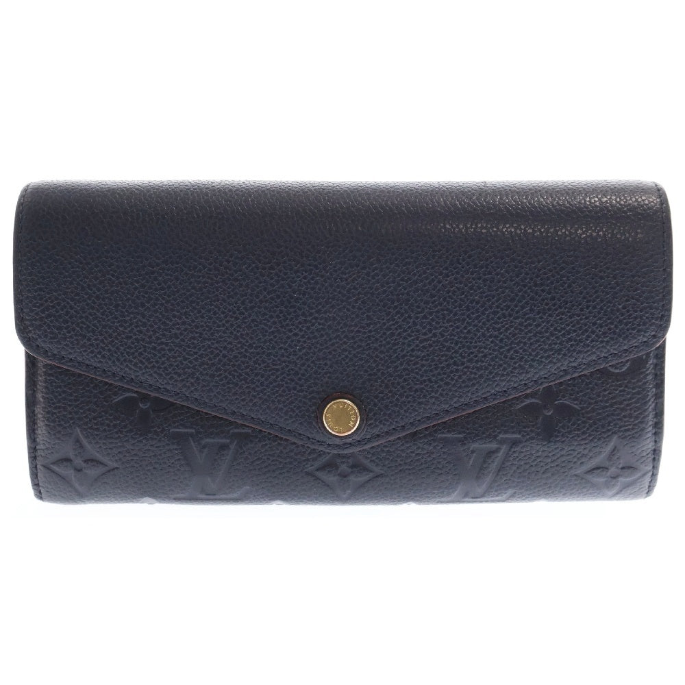 LOUIS VUITTON(ルイヴィトン) モノグラム アンプラント ポルトフォイユサラ マリーヌルージュ ロングウォレット 長財布 ネイビー M62125