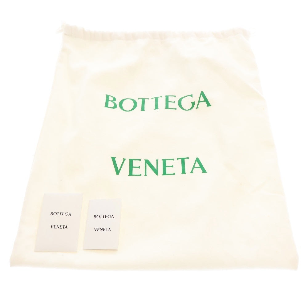 BOTTEGA VENETA(ボッテガヴェネタ) マキシイントレチャート トップハンドル ショルダーバッグ ブラック レザー