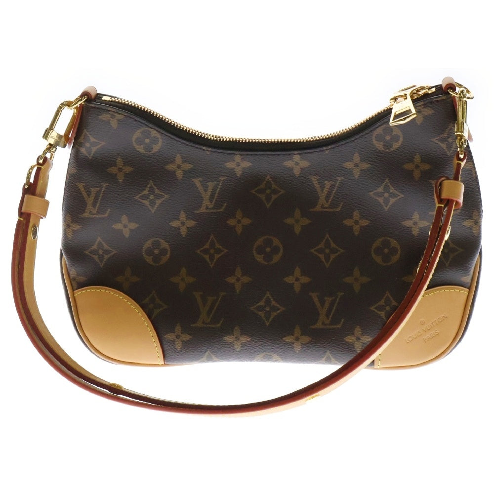 LOUIS VUITTON(ルイヴィトン) モノグラム ブーローニュNM 2wayバッグ ブラウン PVCレザー ショルダーバッグ RFID M45832