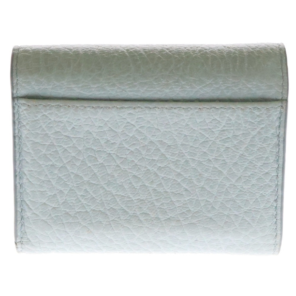 Maison Margiela 11(メゾンマルジェラ11) 4ステッチ スリーフォールド コンパクトウォレット 財布 ブルー SA3UI0010 P4455