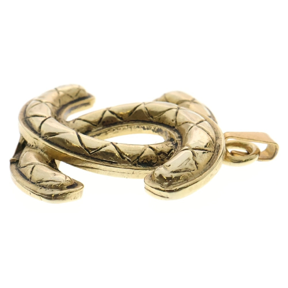 CHANEL(シャネル) ココマーク マトラッセ ネックレストップ ペンダント ゴールド レディース