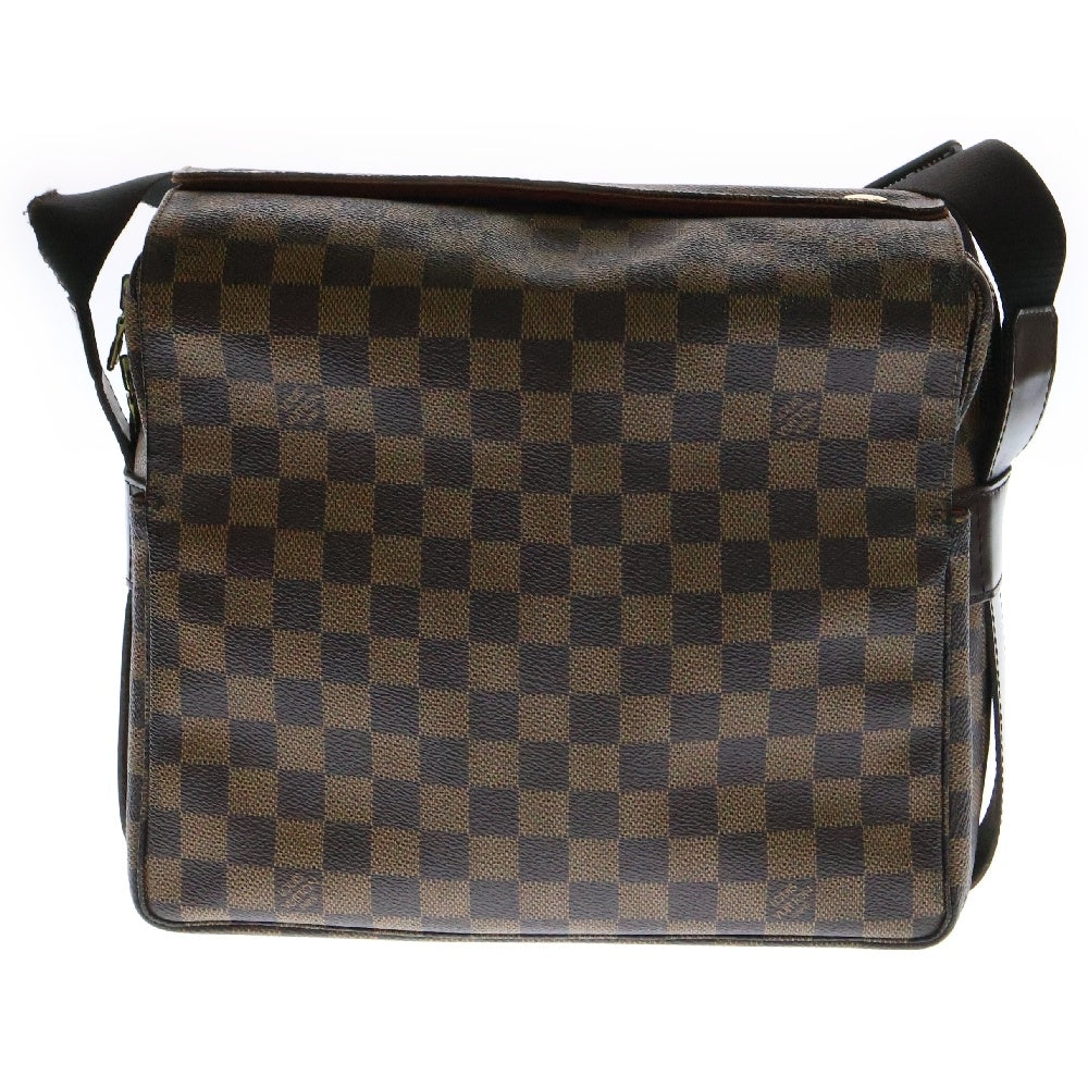 LOUIS VUITTON(ルイヴィトン) ダミエ エベヌ ナヴィグリオ ショルダーバッグ ブラウン ゴールド金具 PVC N45255