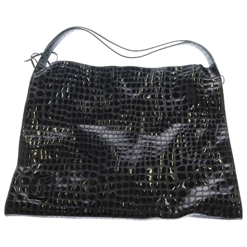 CHRISTIAN LOUBOUTIN(クリスチャンルブタン) Le 54 CL TOTE カーフレザー トートバッグ ブラック 3245140