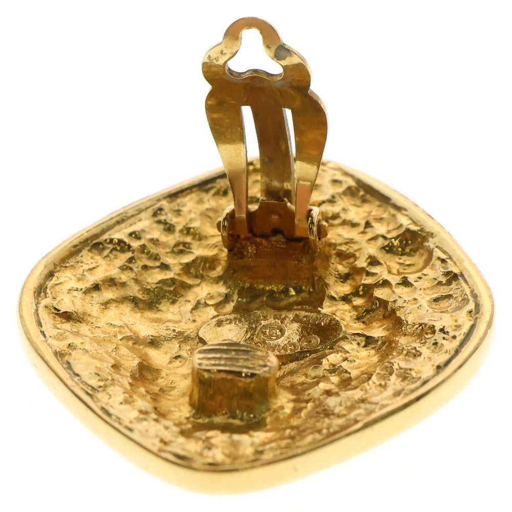 CHANEL(シャネル) ヴィンテージ ココマーク ひし形 イヤリング ゴールド GP