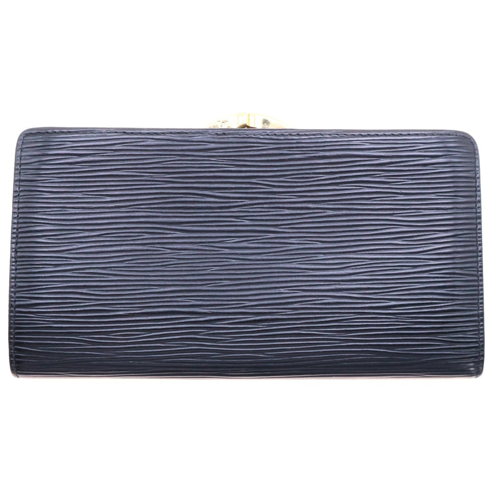 LOUIS VUITTON(ルイヴィトン) エピ ポルトモネビエ ヴィエノワ レザーロングウォレット 長財布 ブラック M63252