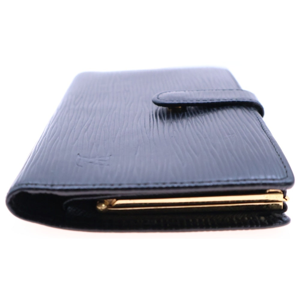 LOUIS VUITTON(ルイヴィトン) エピ ポルトモネビエ ヴィエノワ レザーロングウォレット 長財布 ブラック M63252