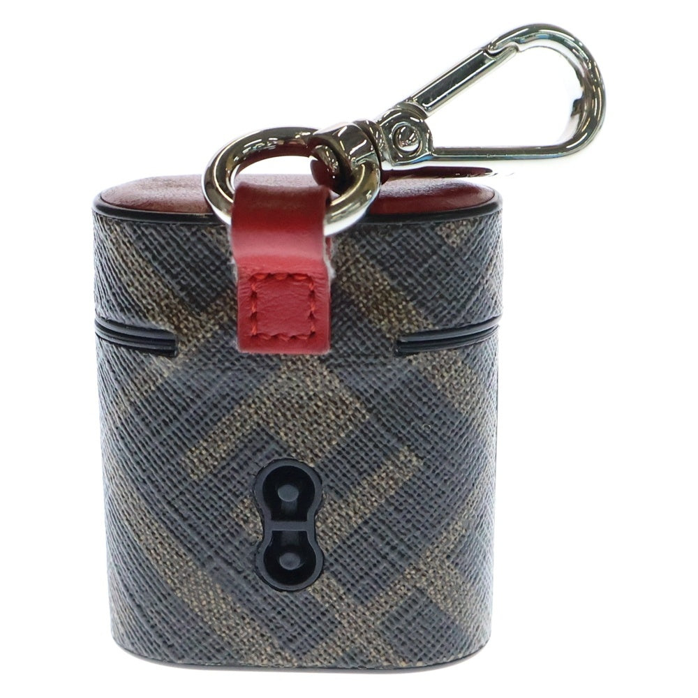 FENDI(フェンディ) ズッカ柄 Airpods Case エアポッズケース ブラウン×レッド 7AR987A80QF17U0