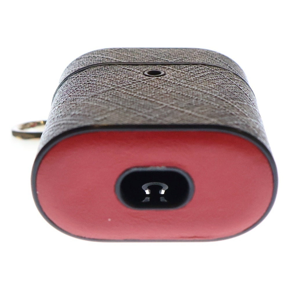 FENDI(フェンディ) ズッカ柄 Airpods Case エアポッズケース ブラウン×レッド 7AR987A80QF17U0