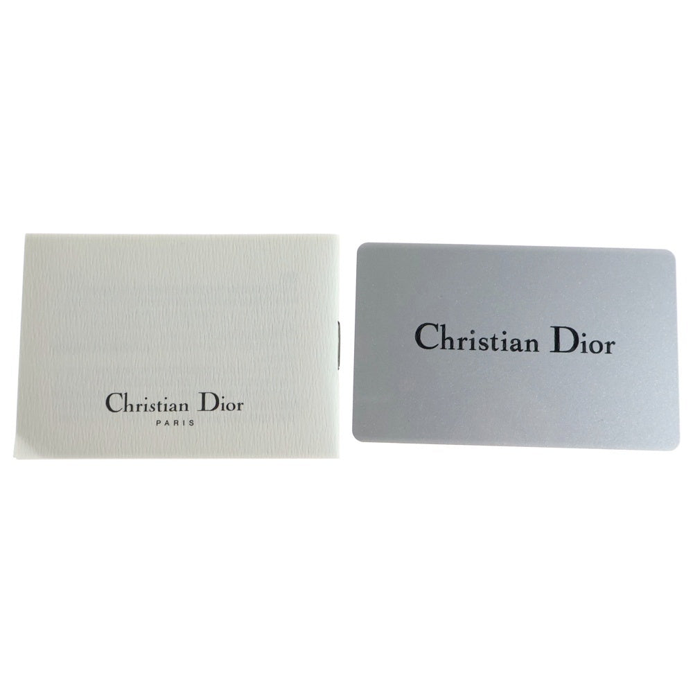 Christian Dior(クリスチャンディオール) トロッター 総柄 キャンパス ハンドバッグ ネイビー レディース