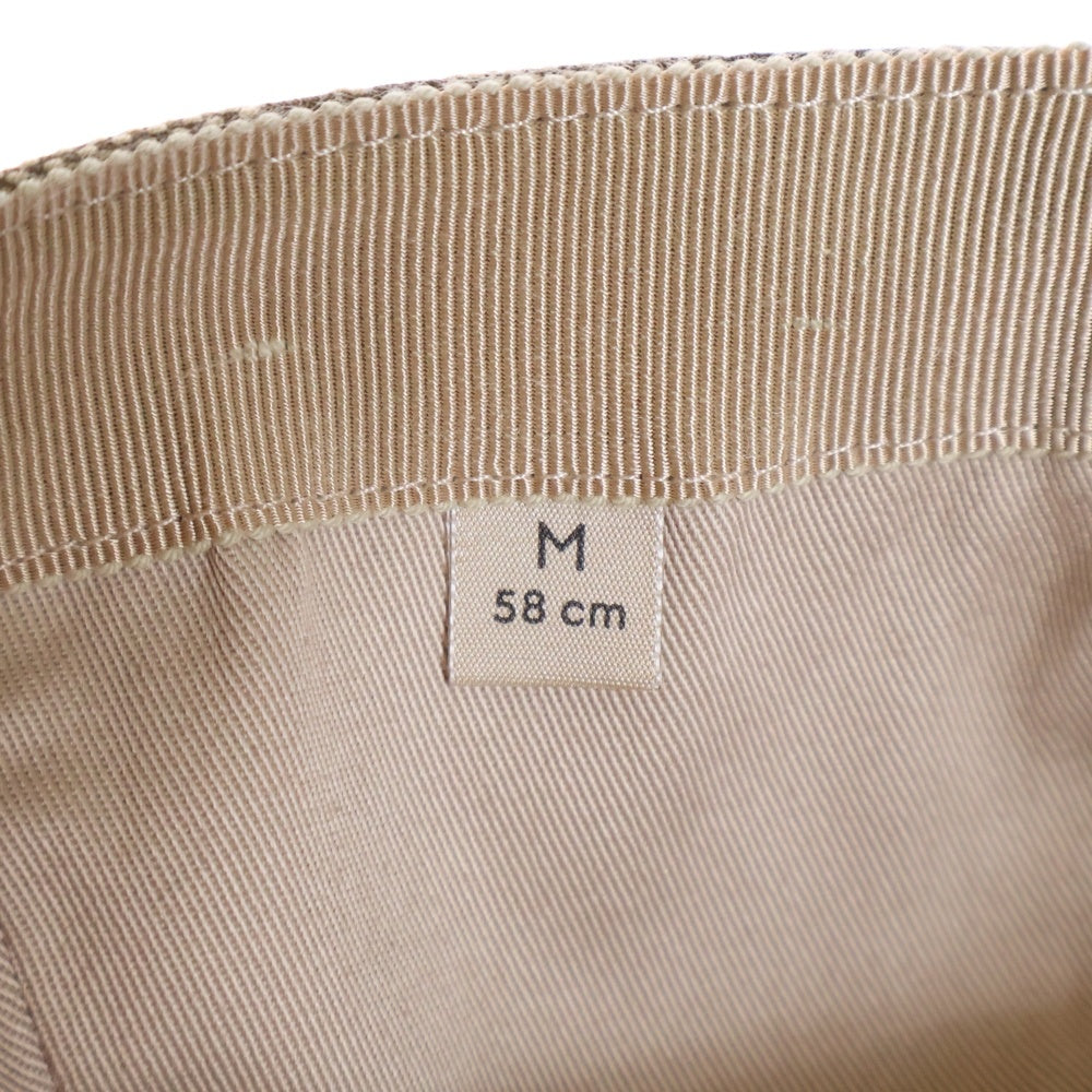 GUCCI(グッチ) ×THE NORTH FACE キャップ ベージュ コットン×ポリエステル×ナイロン 帽子 672155